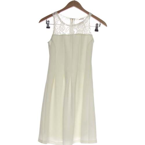 Vêtements Femme Robes courtes Pimkie robe courte  34 - T0 - XS Blanc Blanc