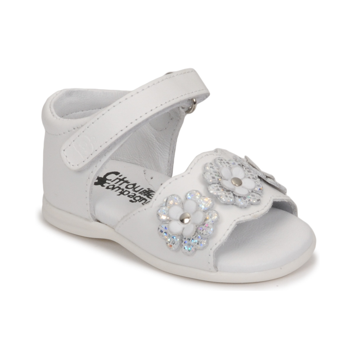 Chaussures Fille Rideaux / stores Citrouille et Compagnie YOYO BLANC