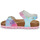 Chaussures Fille Sandales et Nu-pieds Citrouille et Compagnie ARCENCIEL Rose / Multicolore