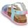 Chaussures Fille Sandales et Nu-pieds Citrouille et Compagnie ARCENCIEL Rose / Multicolore