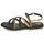 Chaussures Fille ADILETTE SANDAL K Bullboxer ALM017F1S-BKCA Noir / Marron