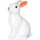 Maison & Déco Lampes à poser La Chaise Longue Veilleuse en forme de Lapinou - led multicolore Blanc