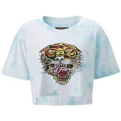 Vêtements Homme T-shirts manches courtes Ed Hardy - Los tigre grop top turquesa Bleu
