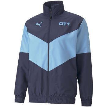 Vêtements Homme Vestes de survêtement Puma MANCHESTER CITY PREMATCH Bleu