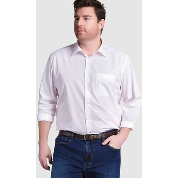 Vêtements Homme Chemises manches longues Dustin CONCM001-1 Blancs