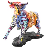 Pochettes / Sacoches Statuettes et figurines Signes Grimalt Figure Toro Grafiti. Multicolor