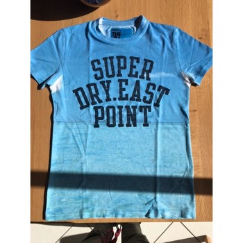 Superdry Tee shirt Superdry Bleu