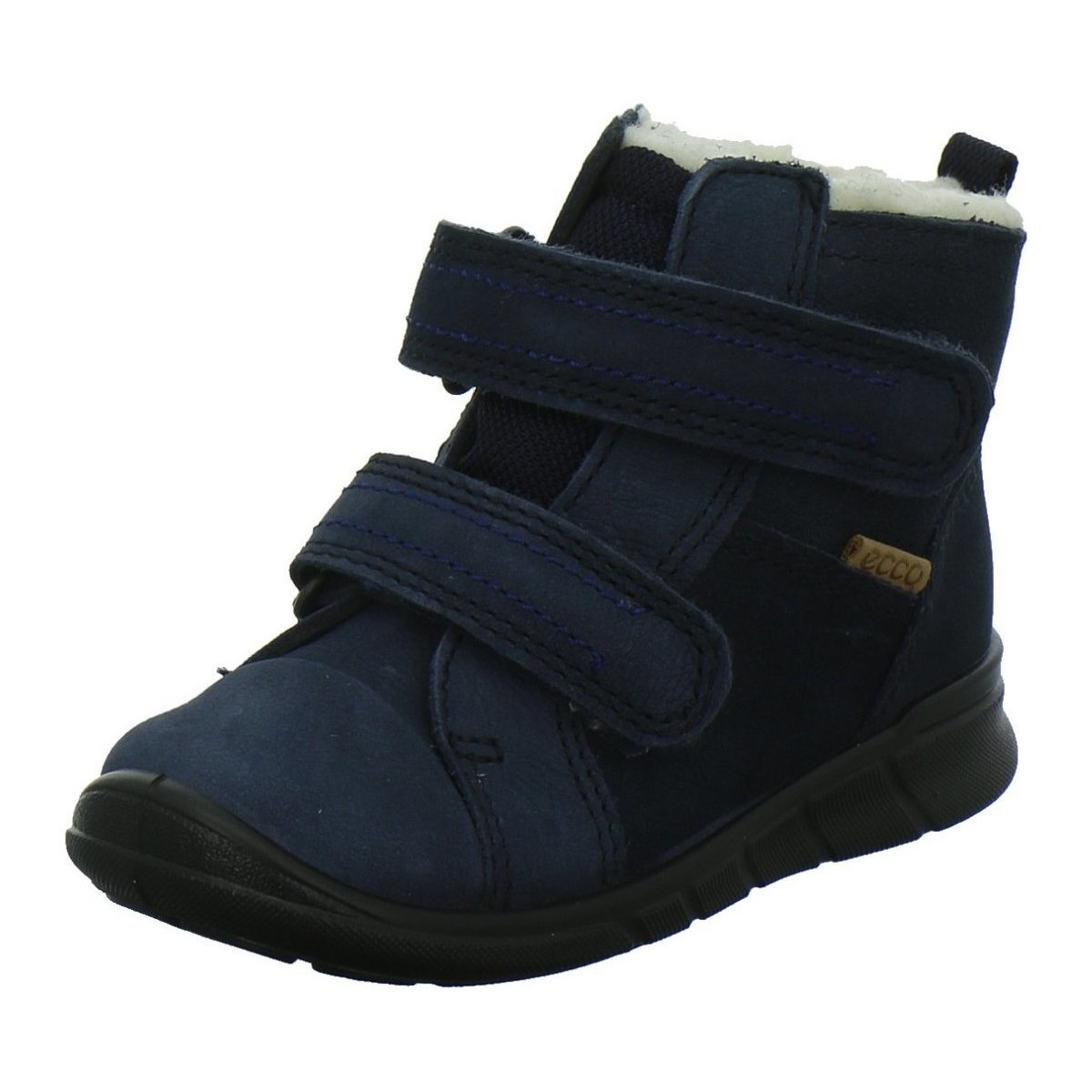 Chaussures Garçon Simplistic mid-cut in soft ECCO leather  Bleu
