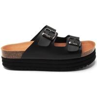 Chaussures Femme Sandales et Nu-pieds V.gan Vegan Plum Footbed Sandals Noir 3 Noir