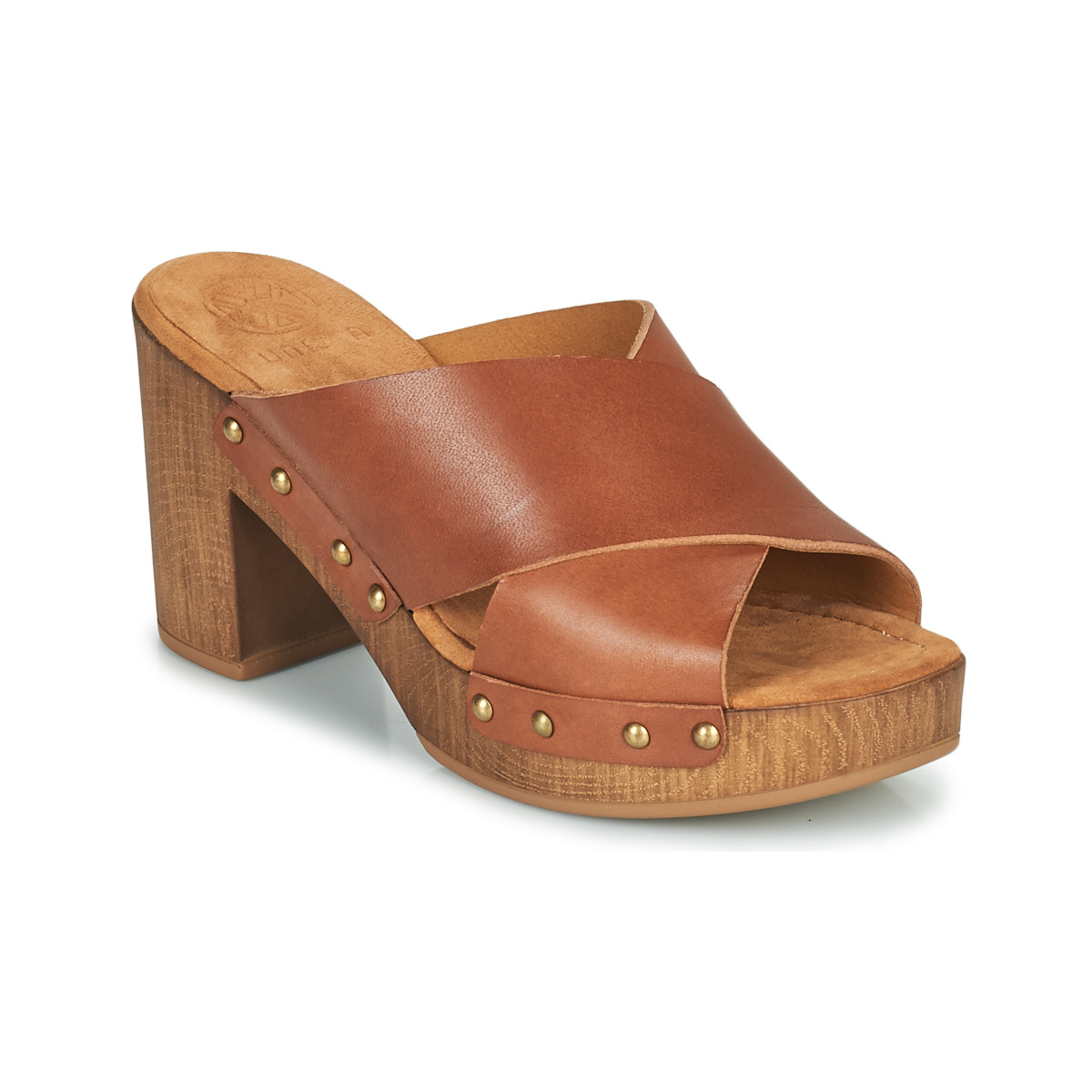 Chaussures Femme Mules Unisa TAPIA Camel