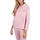 Vêtements Femme Pyjamas / Chemises de nuit Admas Pyjama tenue d'intérieur legging sweat capuche Minnie Soft Rose