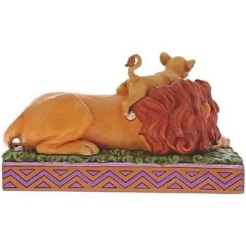 Enesco Figurine de collection Disney Simba et Mufasa Orange
