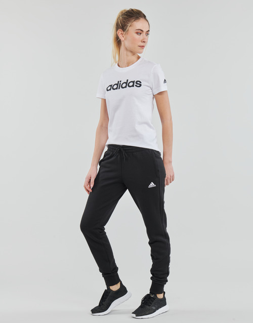 adidas Performance LIN FT C PANTS black/white - Livraison Gratuite |  Spartoo ! - Vêtements Joggings / Survêtements Femme 44,99 €