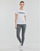 Vêtements Femme Leggings images Adidas Sportswear LIN Leggings dark grey heather/app sky rush