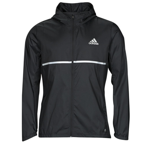 Vêtements Homme Blousons and adidas Performance OWN THE RUN JACKET black/REFLECTIVE SILVER