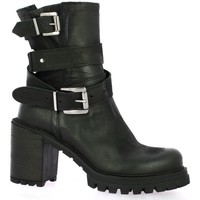 Chaussures Femme Boots owy Pao Boots owy cuir nubuck Noir