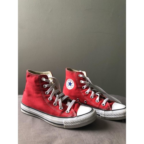 Femme Converse Converse rouge Rouge - Chaussures Basket montante Femme 65 