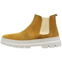 Chaussures Femme Bottines Natural World 7152 CHELSEA ELAST. ON SUEDE TINT. Marron