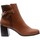 Chaussures Femme Boots The Divine Factory Bottine à Talons  QL4545 Marron