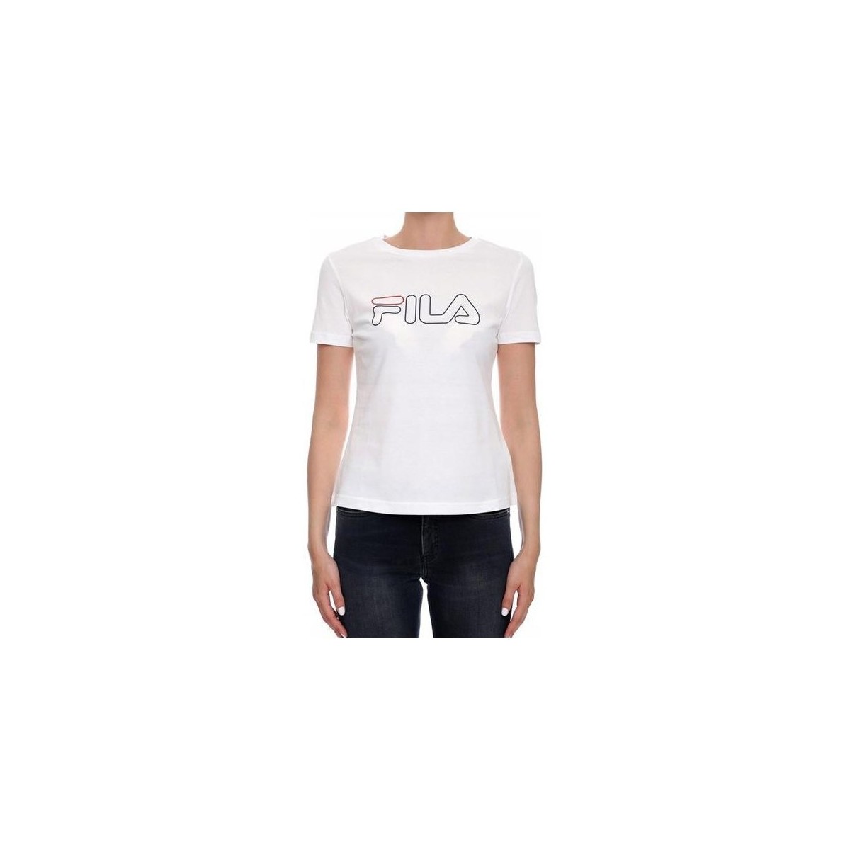 Vêtements Femme T-shirts manches courtes Fila Ladan Tee Blanc