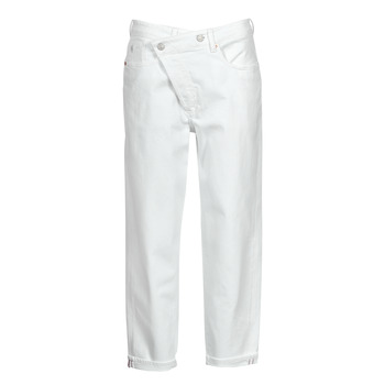 Jeans boyfriend Le Temps des Cerises COSY WHITE - Livraison Gratuite 