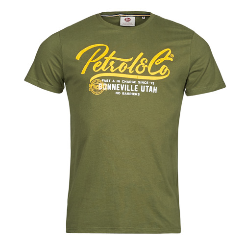 Vêtements Homme T-shirts manches courtes Petrol Industries T-Shirt biker SS Classic Print Dusty army