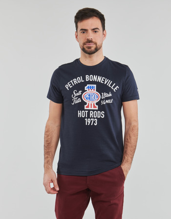Vêtements Homme T-shirts manches courtes Petrol Industries T-Shirt SS Classic Print Midnight Navy