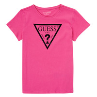 Vêtements Fille T-shirts manches courtes Guess CANCE Fushia