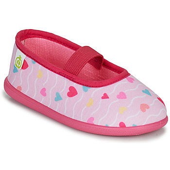 Chaussures Fille Chaussons Fruit Of The Loo CERISETTE ROSE MULTICO 