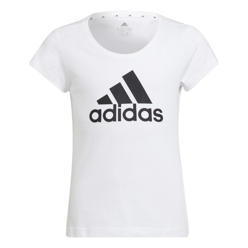 Vêtements Fille T-shirts manches courtes Adidas fv1310 Sportswear FEDELINE Blanc
