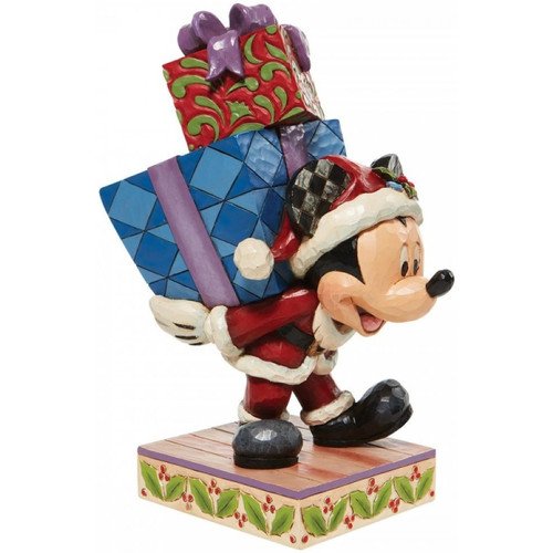 Maison & Déco Statuettes et figurines Enesco Statuette de Collection Mickey cadeaux de Noël Rouge