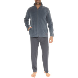 Vêtements Homme Pyjamas / Chemises de nuit Christian Cane Veste d'intérieur zippée Gris