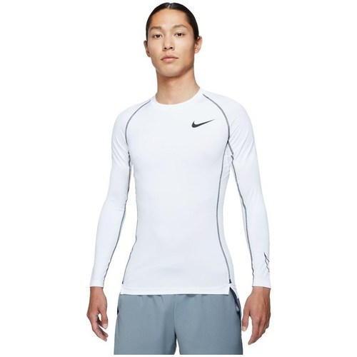 Vêtements Homme T-shirts manches courtes Nike Pro Tight Top Blanc