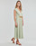 Vêtements Femme Robes longues Lauren Ralph Lauren VATRIZIA-SHORT SLEEVE-DAY DRESS Vert Pale