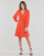 Vêtements Femme Robes courtes Lauren Ralph Lauren SHAVILYA-LONG SLEEVE-DAY DRESS Orange