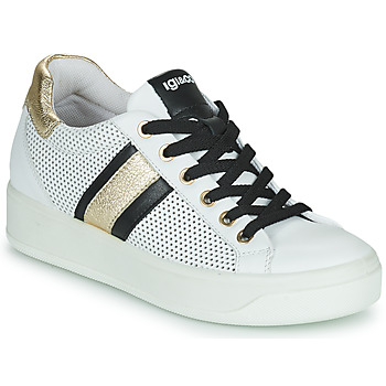 Chaussures Femme Baskets basses IgI&CO 1659222 Blanc / Noir
