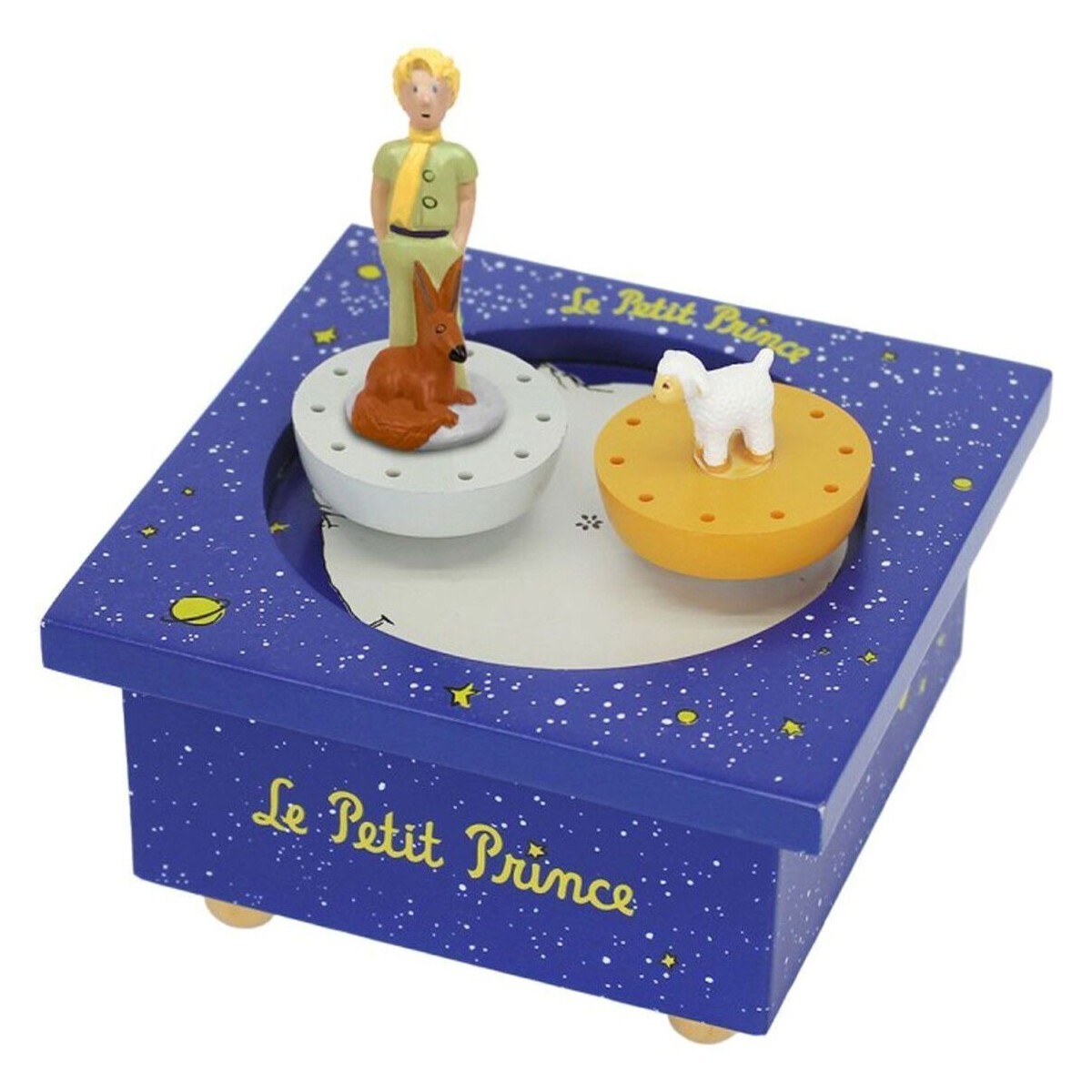 Maison & Déco Enfant Paniers / boites et corbeilles Trousselier Boite à musique en bois le Petit Prince Bleu