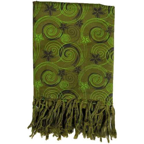 Accessoires textile Echarpes / Etoles / Foulards Fantazia Cheche foulard babacool flowers in the wind kaki Kaki