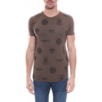 Vêtements Save The Duck Ritchie T-shirt oversize col rond en coton stretch NIKOS Kaki