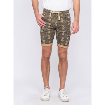 Vêtements Shorts / Bermudas Ritchie Bermuda battle motifs BANZO Kaki