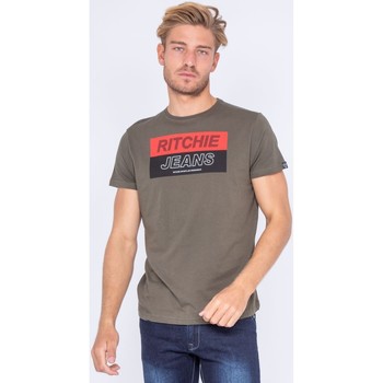 Vêtements T-shirts & Polos Ritchie T-shirt col rond pur coton JADAMIX Kaki