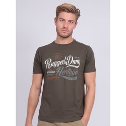 Vêtements T-shirts & Polos Ritchie T-shirt col rond pur coton NILOMAN Kaki