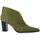 Chaussures Femme Bottes Vidi Studio Boots cuir velours Kaki