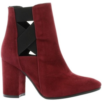 Boots Nuova Riviera Boots cuir velours bdeaux