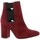 Chaussures Femme Boots Flashing Nuova Riviera Boots Flashing cuir velours  bdeaux Bordeaux