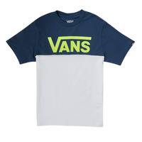 Vêtements Garçon T-shirts manches courtes Vans VANS CLASSIC BLOCK SS Marine / Gris