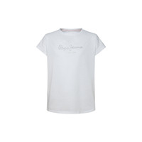 Vêtements Fille T-shirts manches courtes Pepe jeans NURIA Blanc