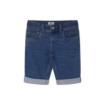 Vêtements Garçon Shorts / Bermudas Pepe jeans TRACKER SHORT Bleu
