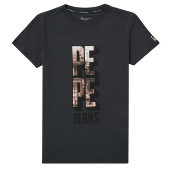 Vêtements Garçon T-shirts manches courtes Pepe jeans CARTER Noir