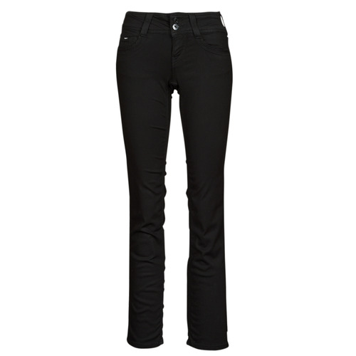 Vêtements Femme Jeans silk droit Pepe jeans silk GEN Noir
